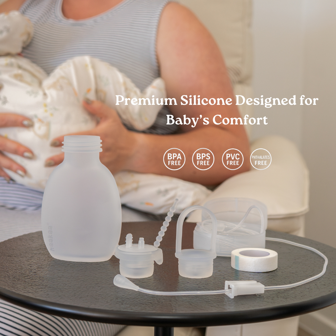 Haakaa Supplemental Feeding Tube Pouch Set Haakaa USA