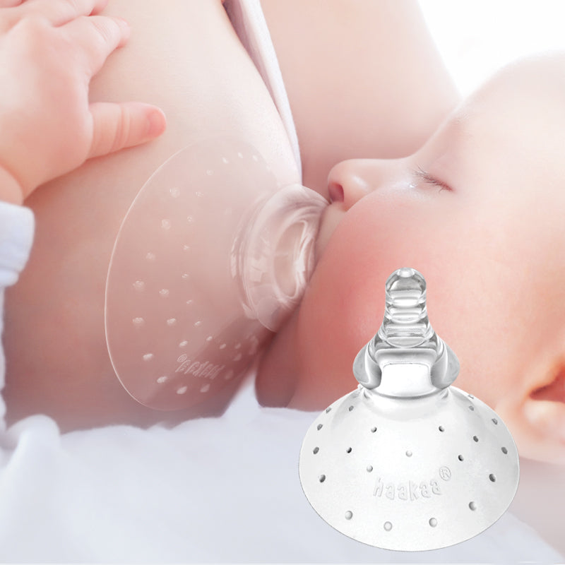 Haakaa Silicone Breastfeeding Nipple Shield Round Shape 1 pk Haakaa USA