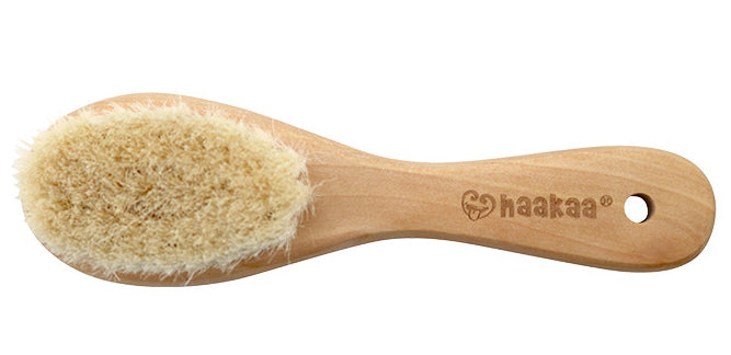 Haakaa Goats Wool Wooden Baby Hairbrush 1 pk | Haakaa USA