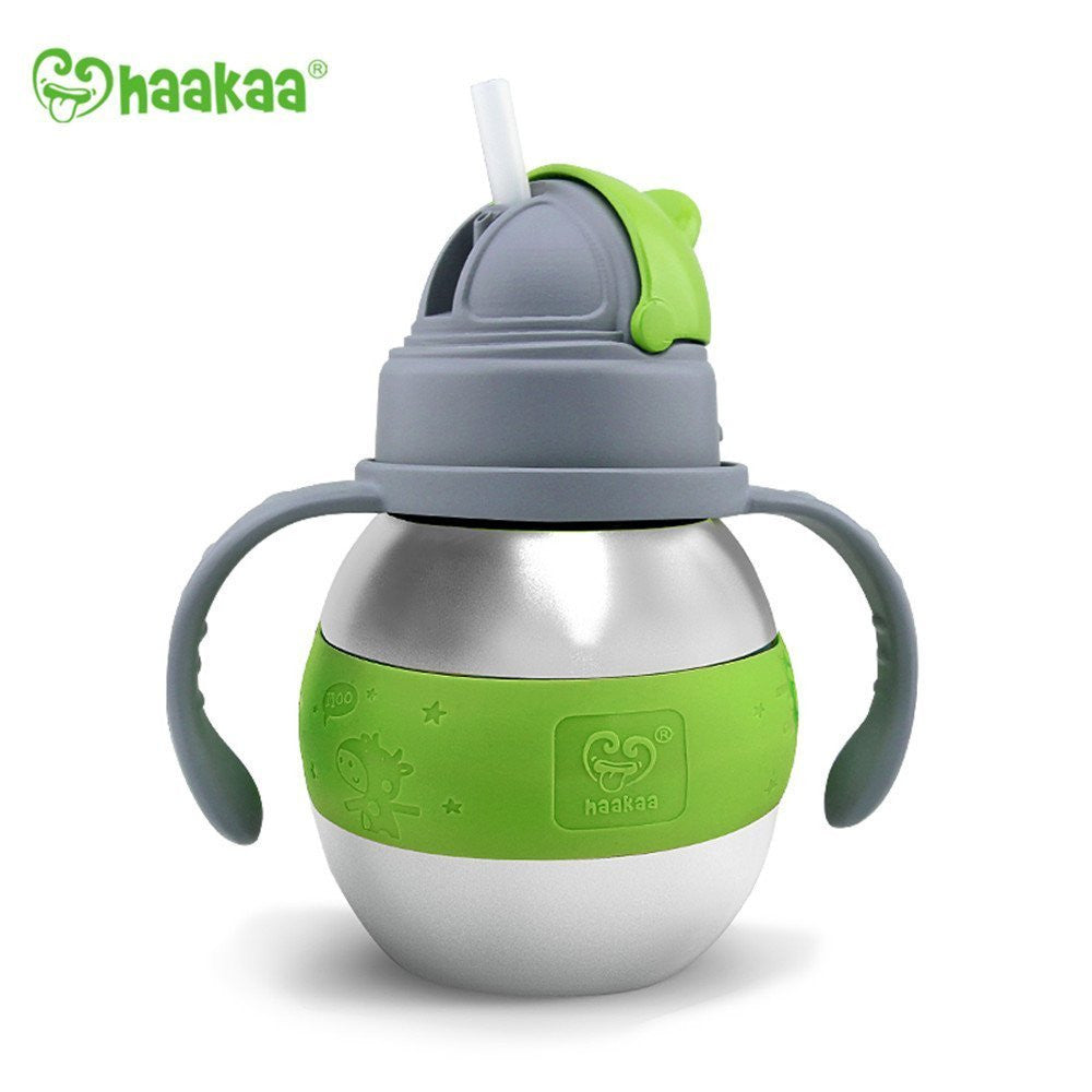 Haakaa Wide Neck Thermal Stainless Steel Baby Bottle 9.5 oz 1 pk