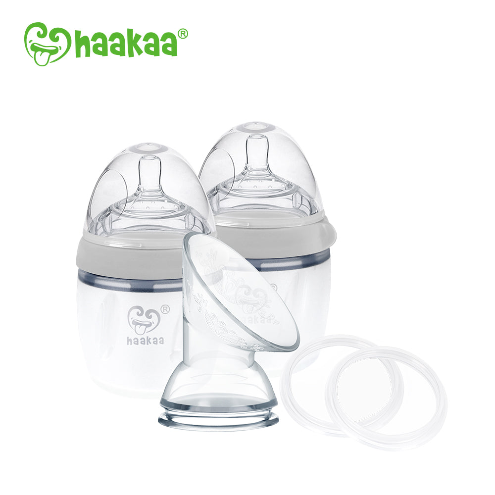 haakaa® Easy-Carry Bottiglia termica da 350 ml - rosa 