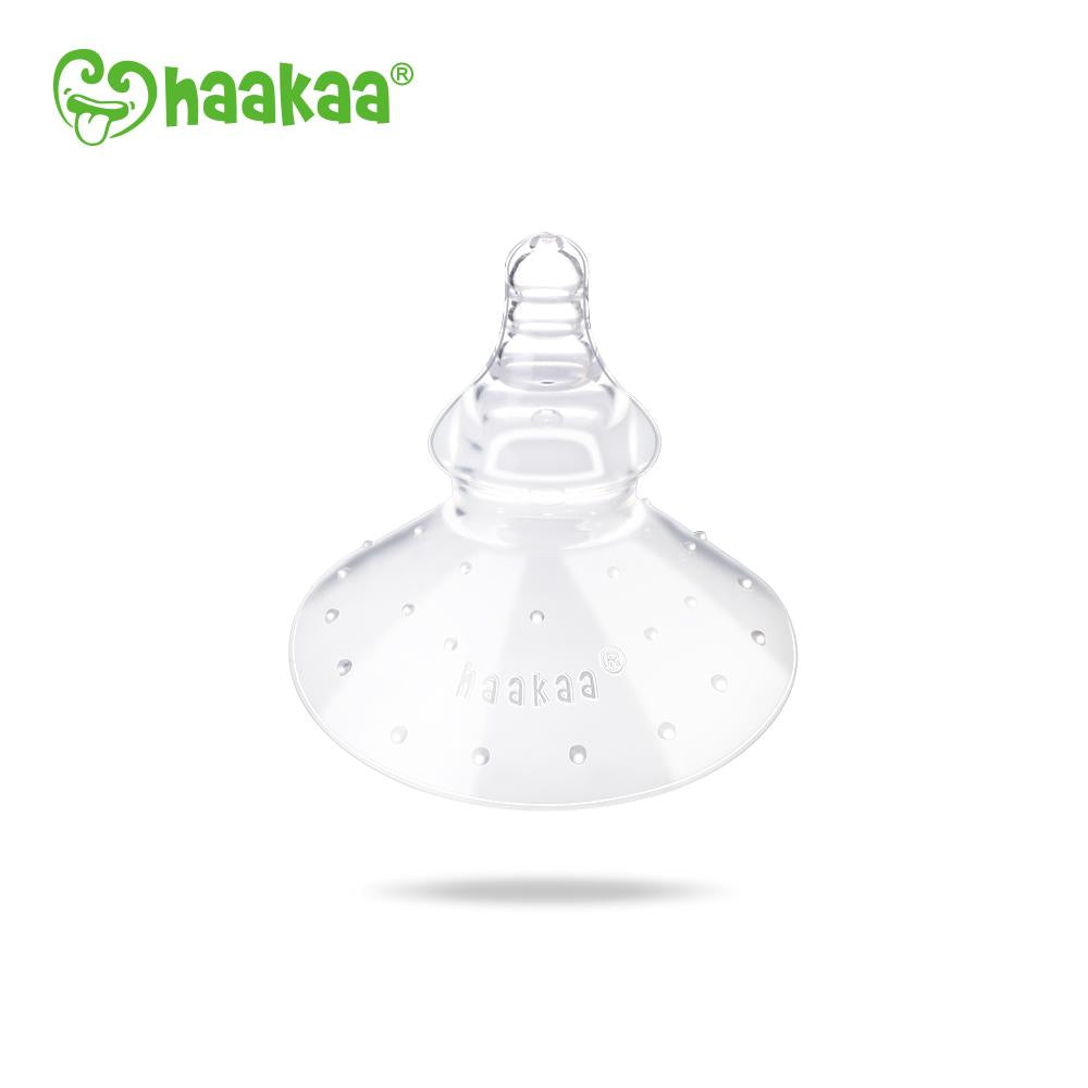 Haakaa Breastfeeding Nipple Shield with Orthodontic Teat (Round Base)