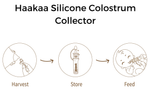 Haakaa Silicone Colostrum Collector Set 4 ml, 6 PK (Pre-Sterilized)