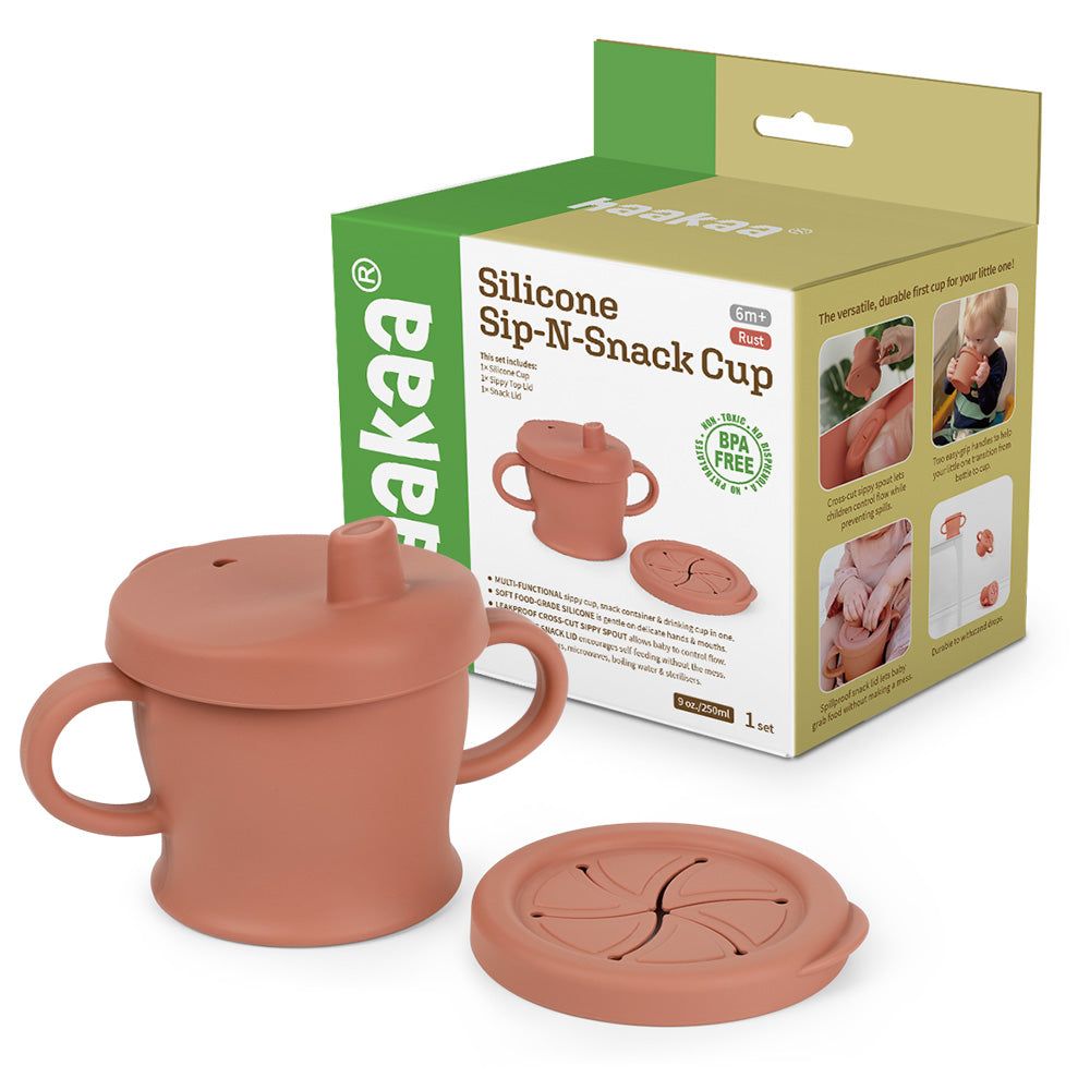 Glitter & Spice Grow With Me Silicone Cup Snack Set Glitter & Spice Grow With Me Silicone Cup Snack Set