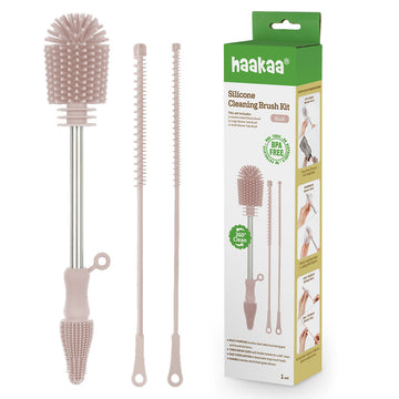 Haakaa Silicone Cleaning Brush Kit