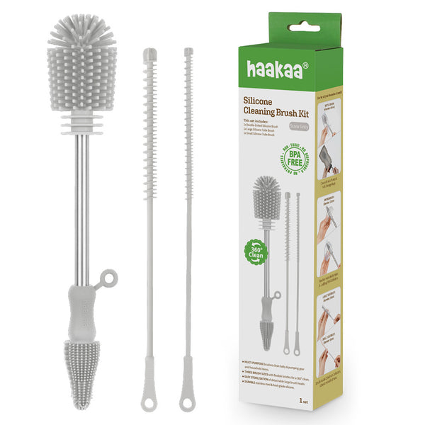 Haakaa Silicone Cleaning Brush Kit