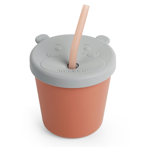 Haakaa Jolly Hippo Silicone Sippy Cup 1 pk