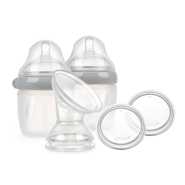 Haakaa Gen 3 Silicone Breast Pump and Bottle Pack 160 ml/6 oz