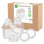 Haakaa Gen 3 Silicone Breast Pump and Bottle Pack 160 ml/6 oz