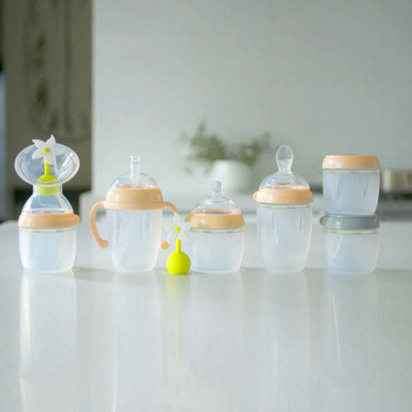 Haakaa Gen 3 Silicone Breast Pump Flange and Bottle Set 160 ml/6 oz