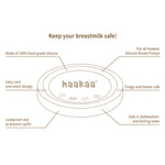 Haakaa Silicone Breast Pump Lid (1 pk) - Blush