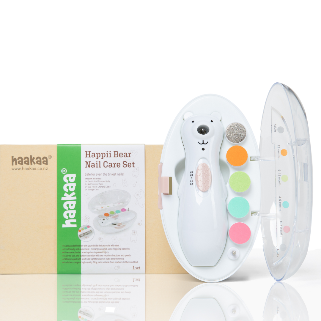 Haakaa Happii Bear Rechargeable Nail Trimmer Set | Haakaa USA Haakaa Happii Bear Rechargeable Nail Trimmer Set | Haakaa USA