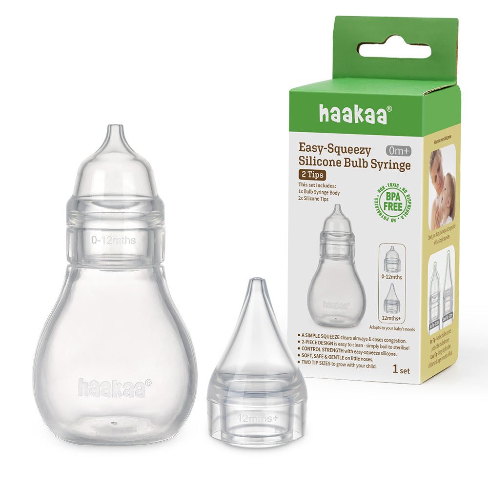 Haakaa Easy-Squeezy Silicone Bulb Syringe (0m+) | Haakaa USA