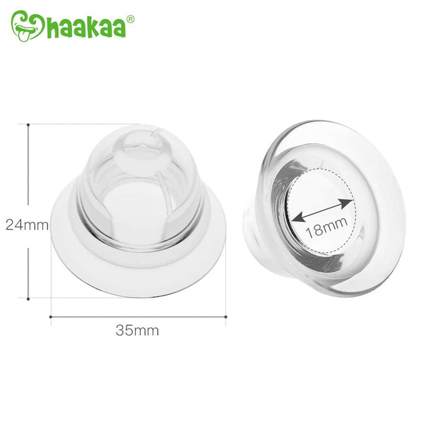 Haakaa Silicone Inverted Nipple Aspirators, 2 pk