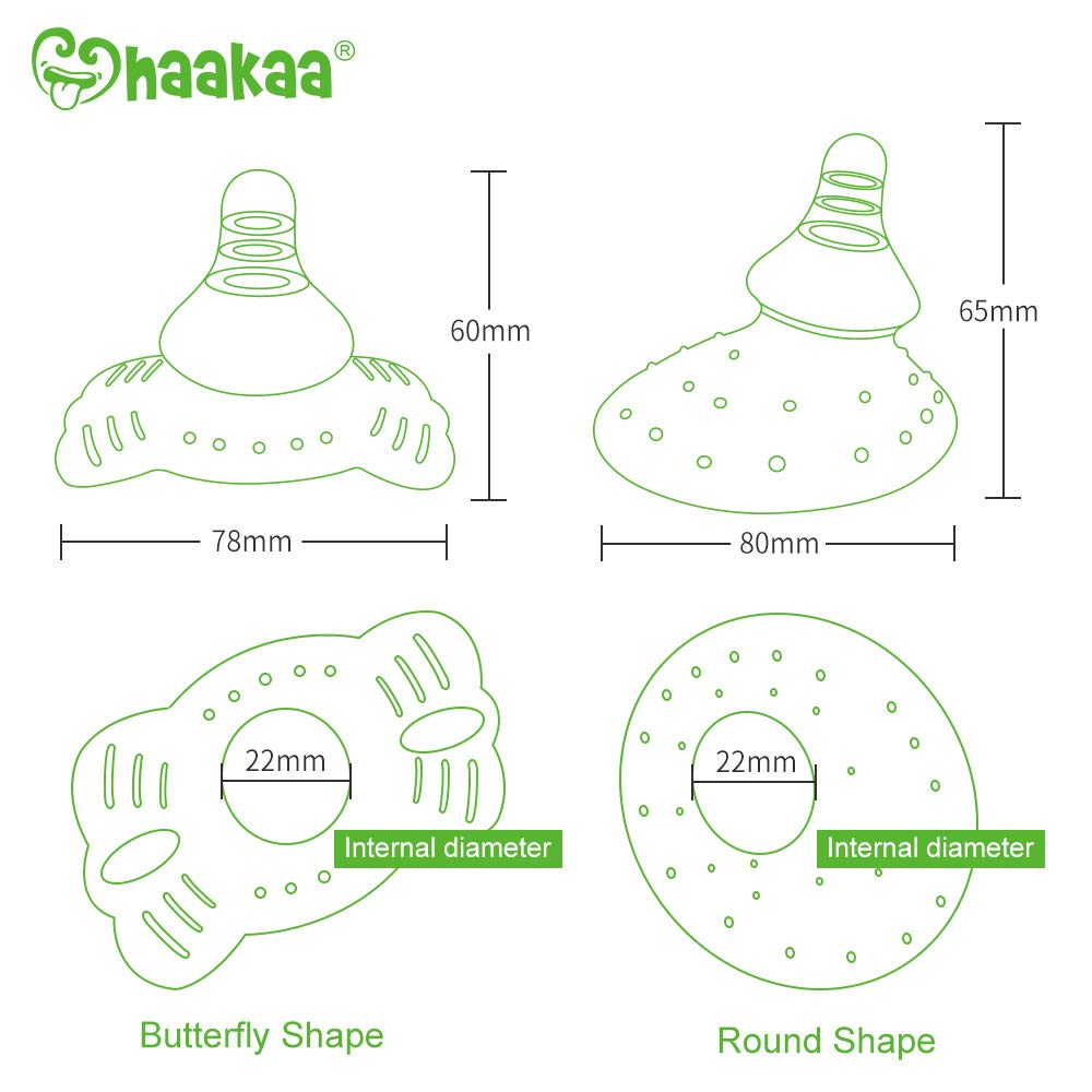 Haakaa Nursing Pads Butterfly Shape (36) *NEW/SEALED* RR1