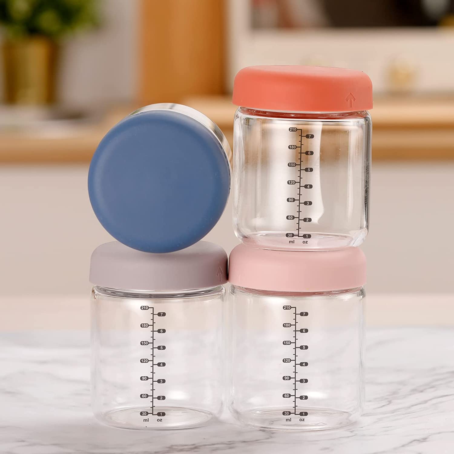 Solid Baby Food Bottle Milk Powder Box Portable Baby Infant Powder Milk  Storage Dispenser Container Travel