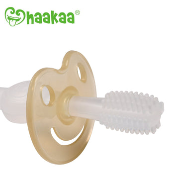 Haakaa 360 Silicone Toothbrush 1 pk (Pack of 4)