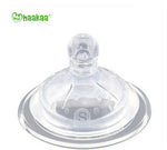 Haakaa Wide Neck Silicone Anti-Colic Nipples for Glass Bottles 2 pk