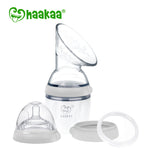 Haakaa Gen 3 Silicone Breast Pump and Bottle Pack 160 ml/6 oz