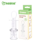 haakaa Baby Oral Feeding Syringe, Pacifier Liquid Medicine Dispenser with  Oral Syringe, Infant Baby Oral Syringe & Dispenser, Newborn Baby Syringe  Feeder, 1 Count (Pack of 1) : : Baby