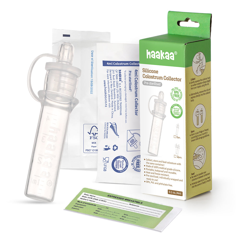 haakaa Colostrum Collector Syringes Set Colostrum Syringes with Cap Syringes  for Breastmilk Syringes for Liquid Breast Milk Collector, Include a Cotton  Wipe and Storage Case (20ml/1pc&4ml/4pcs) - Yahoo Shopping