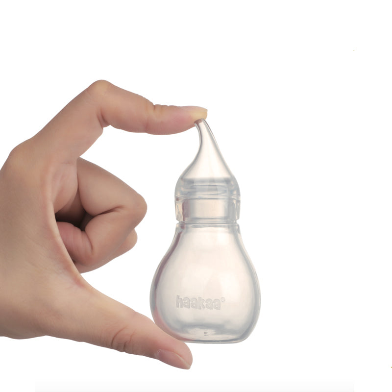 bulb syringe and baby