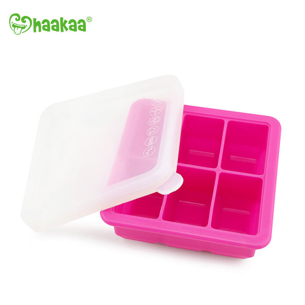 Haakaa Baby Food and Breast Milk Freezer Tray, 6 Compartments